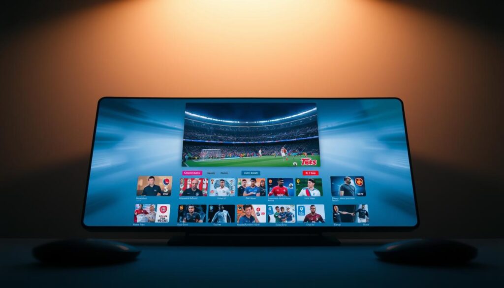 RBTV77 Sports Streaming App Interface